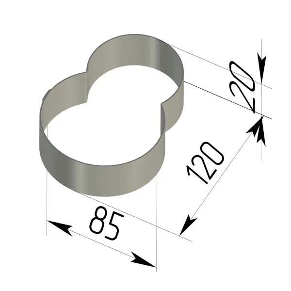 Кондитерская форма Восьмерка