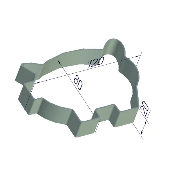 Кондитерская форма Поросенок