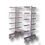 Тележка углерод. ст для печи FD 50 нерж. 530*650, 14 рядов