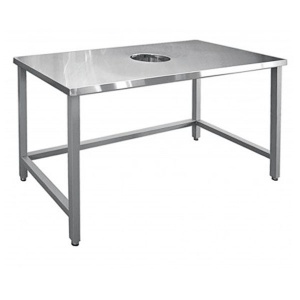 Стол для сбора отходов ССО-4 (1400х700х860мм.) каркас крашен